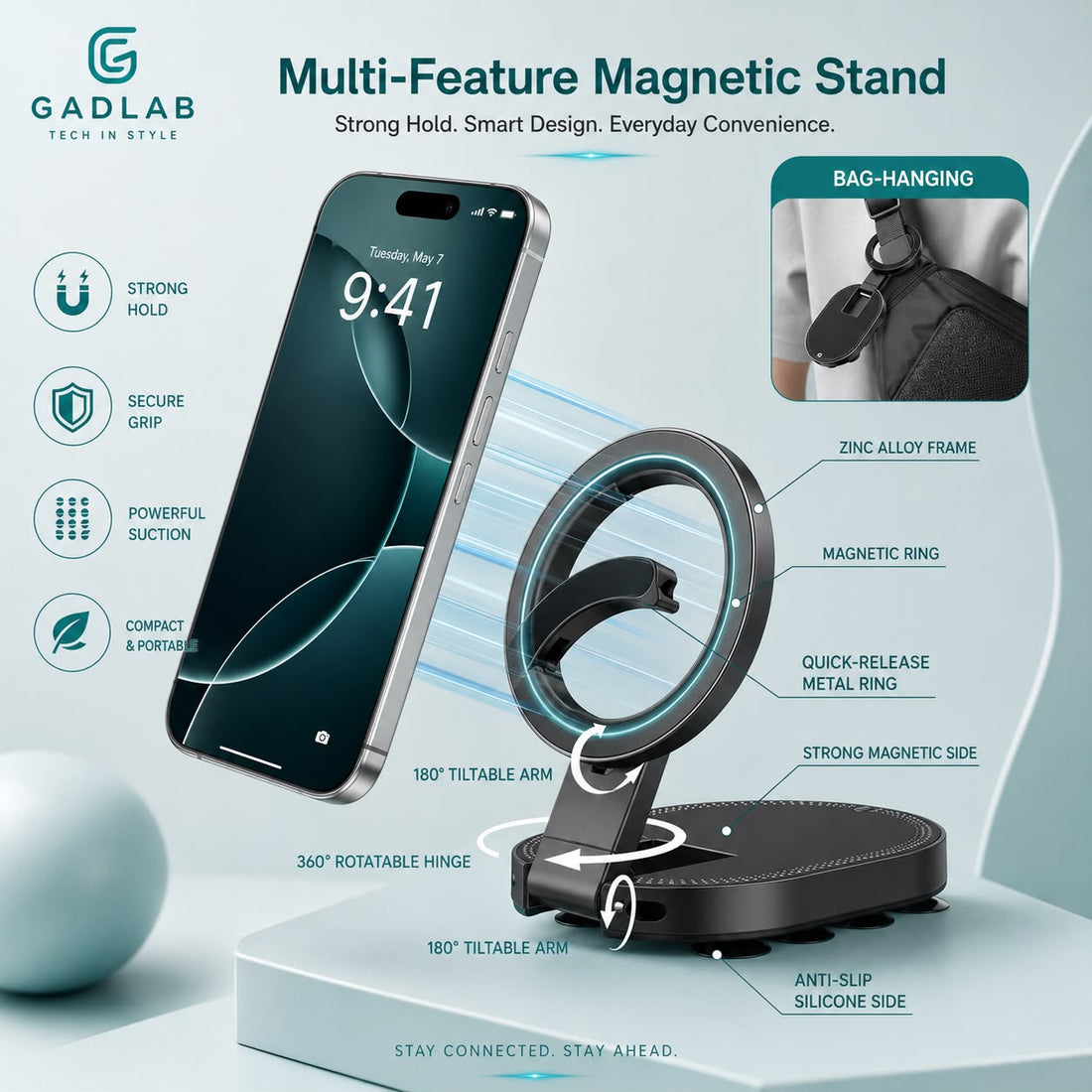 GADLAB Magnetic Stand & Mount