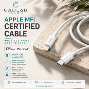 HOWL 30W USB-C to Lightning Fast Charging Cable – Apple MFi Certified | 1 Meter
