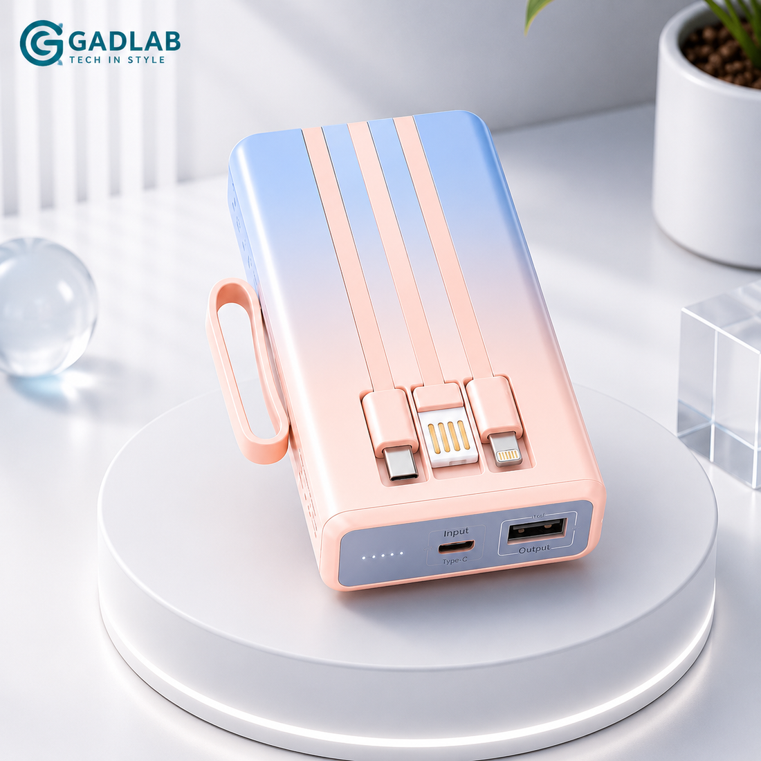 HOWL 3-in-1 Power Bank · 10,000 mAh