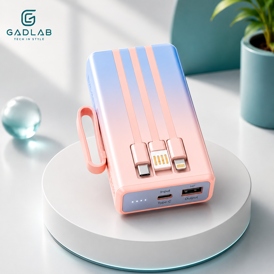 HOWL 3-in-1 Power Bank · 10,000 mAh