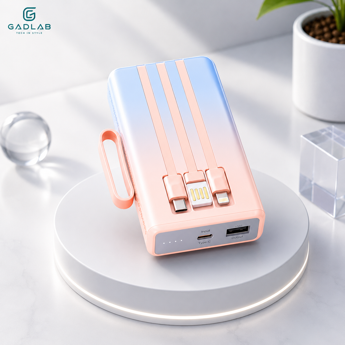 HOWL 3-in-1 Power Bank · 10,000 mAh